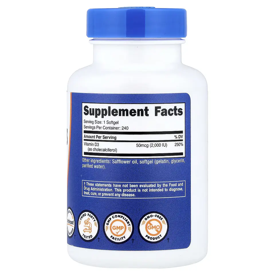 VITAMINA D3/2,000IU/240 CAP 2