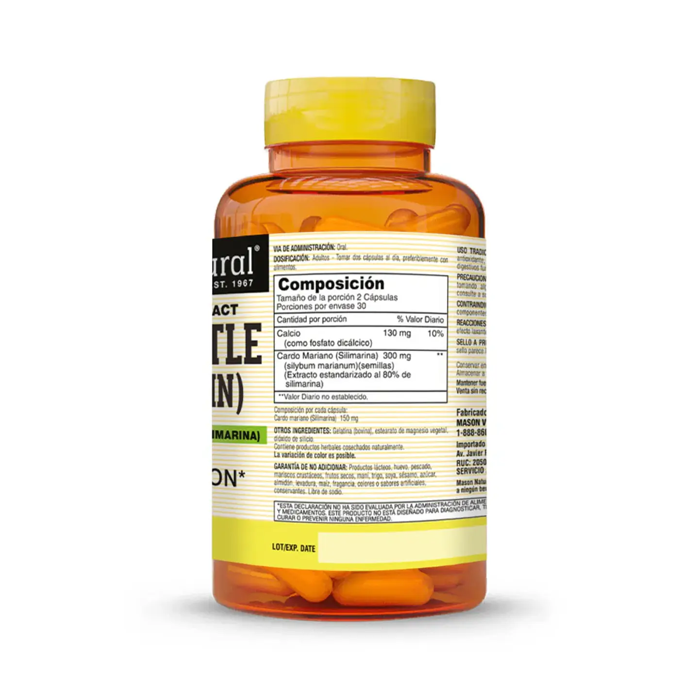 MILK THISTLE (SILYMARIN)/ 60 CAP 2