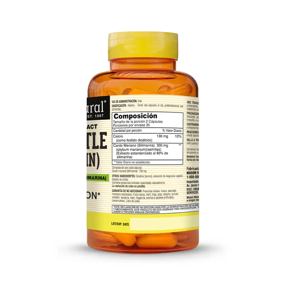 MILK THISTLE (SILYMARIN)/ 60 CAP 2