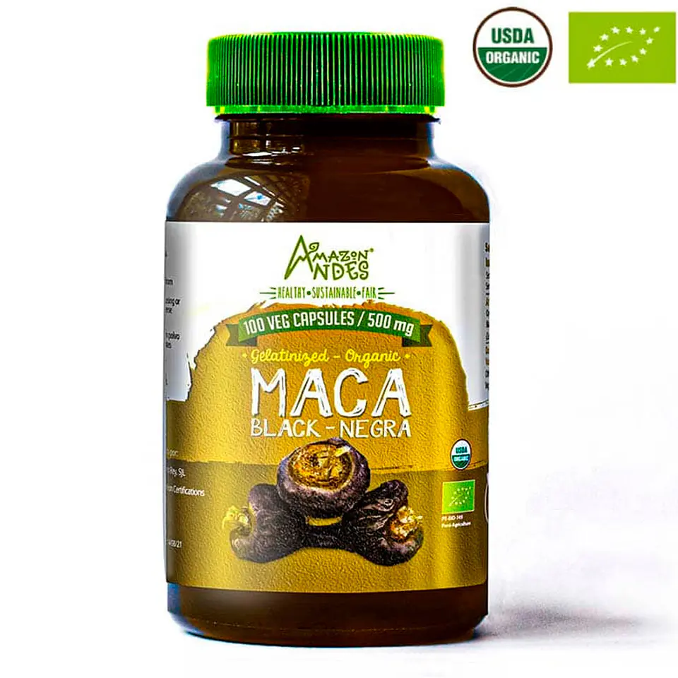 MACA BLACK - NEGRA 500mg/100 CAP 1
