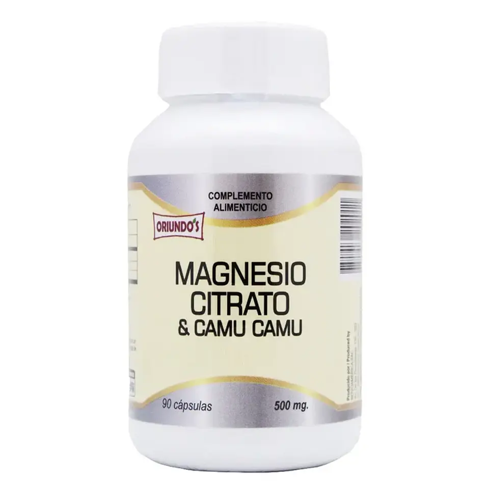 MAGNESIO CITRATO$ CAMU CAMU 500mg 1