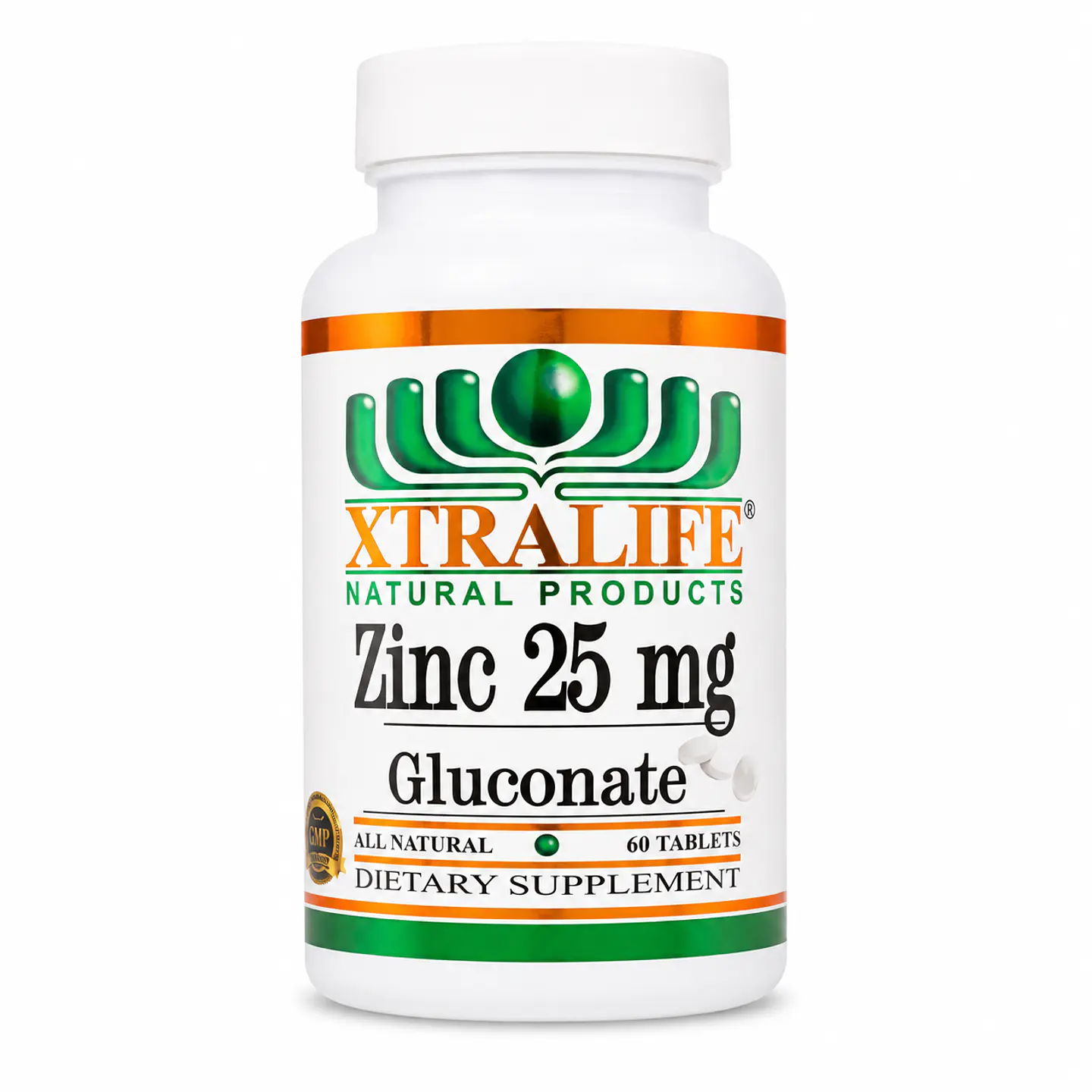 ZINC 25mg GLUCONATE 60 TAB 1