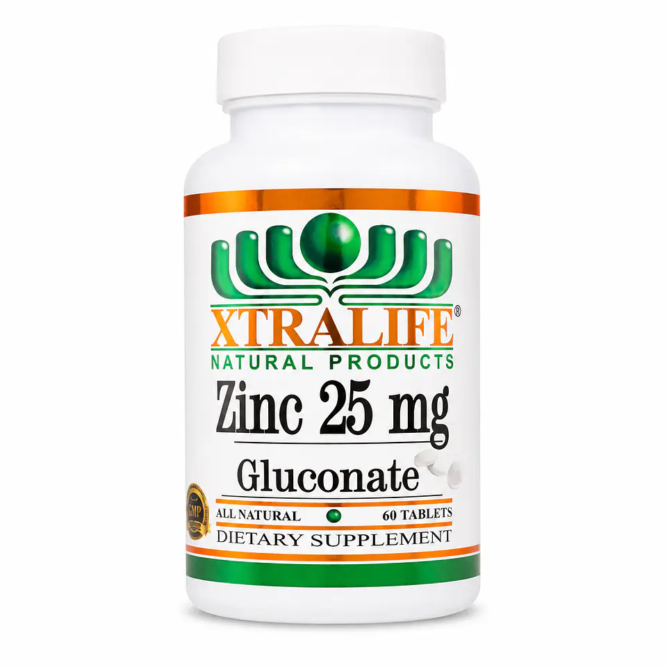 ZINC 25mg GLUCONATE 60 TAB 1