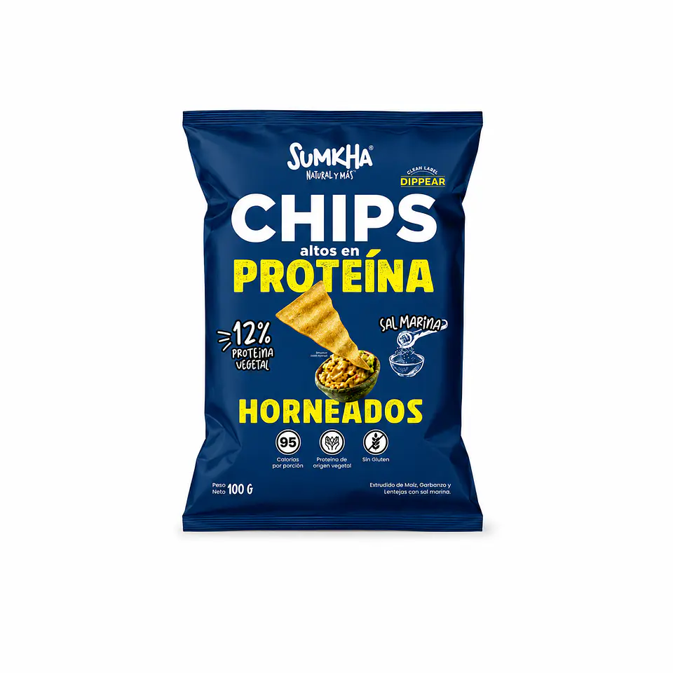 CHIPS ALTO EN PROTEINA HORNEADOS/100g 1
