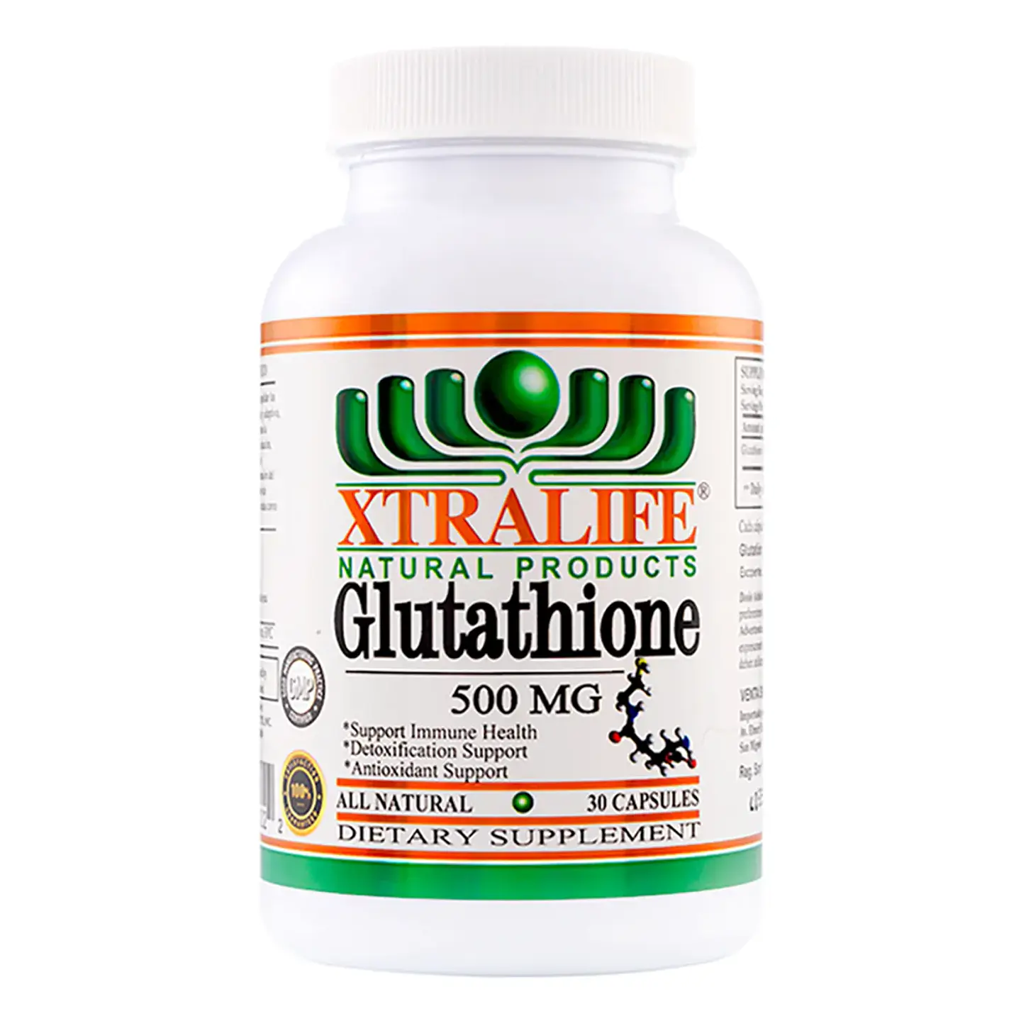 GLUTATHIONE 500MG, 30 CAP 1