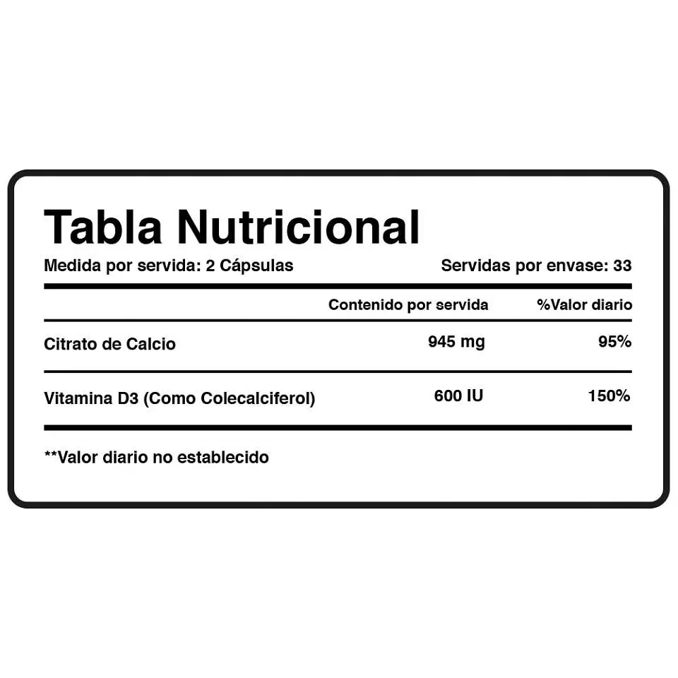 CALCIUM CITRATE+D, 100 TAB 2