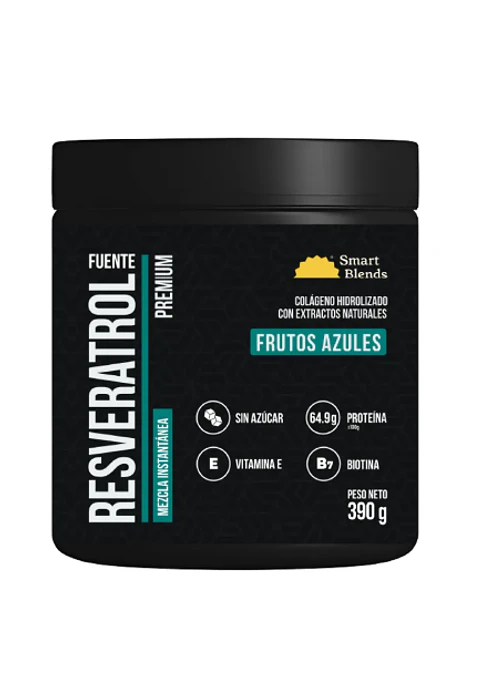 RESVERATROL EXTRACTOS NATURALES FRUTOS AZULES 390g
