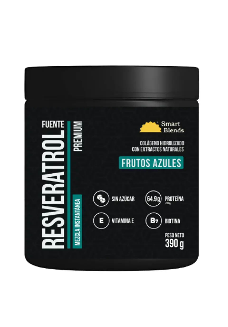 RESVERATROL EXTRACTOS NATURALES FRUTOS AZULES 390g 1