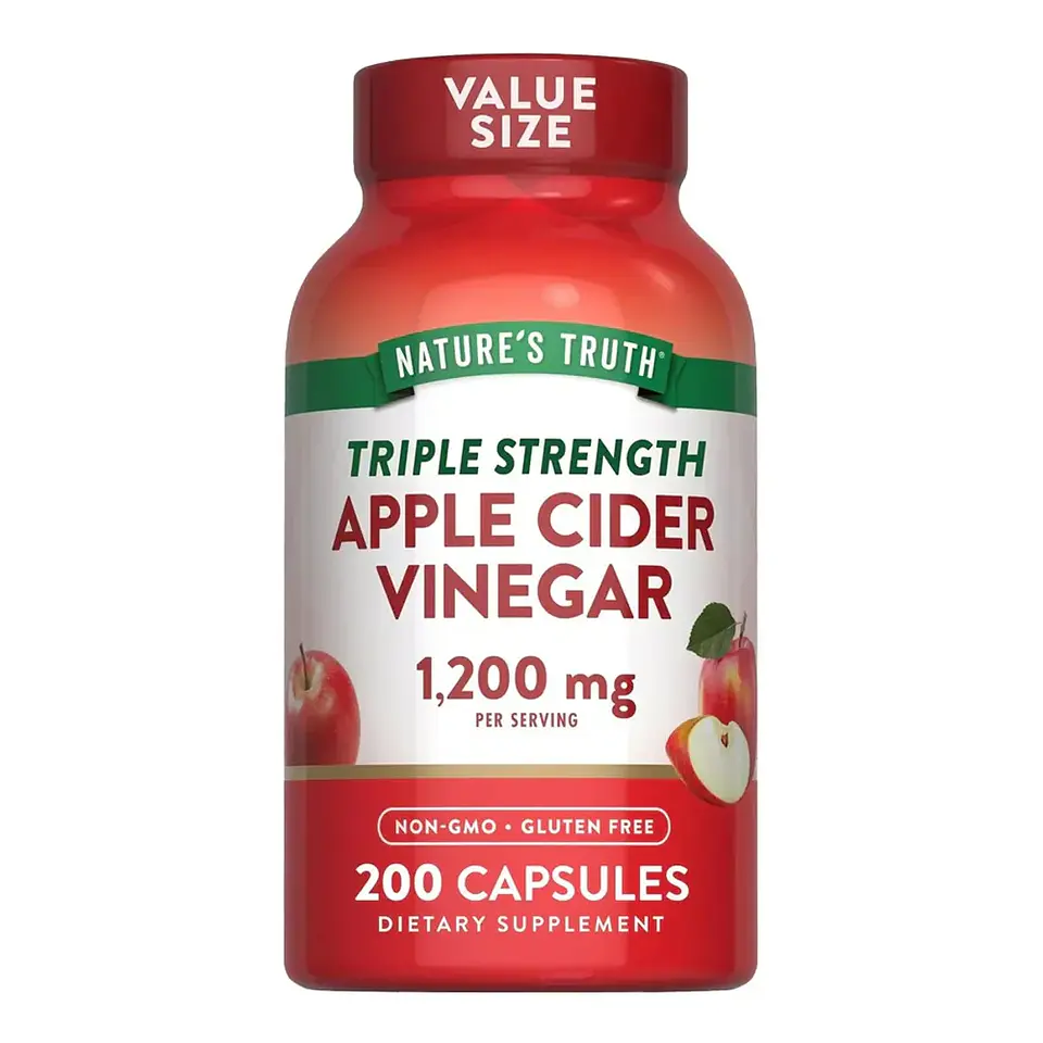 APPLE CIDER VINEGAR 1,200 mg  200 CAPSULAS 1