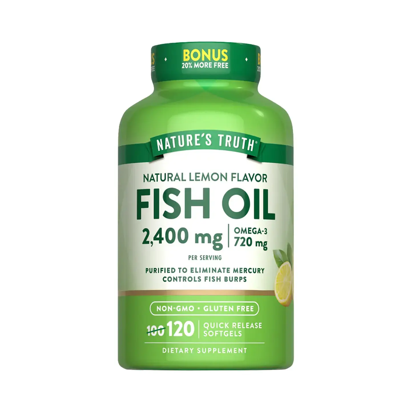 FISH OIL 2,400 mg , OMEGA-3 - 720mg/120 CAP 1