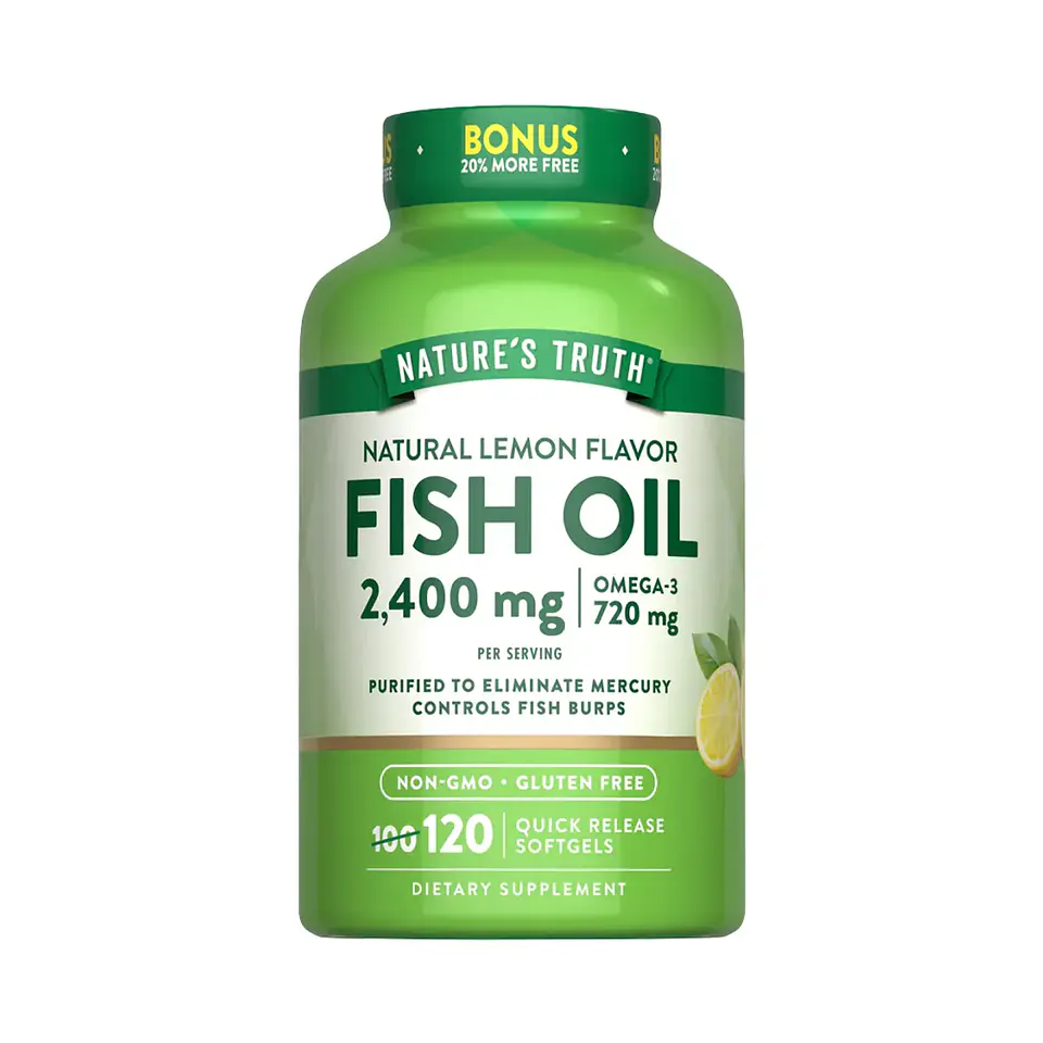 FISH OIL 2,400 mg , OMEGA-3 - 720mg/120 CAP 1