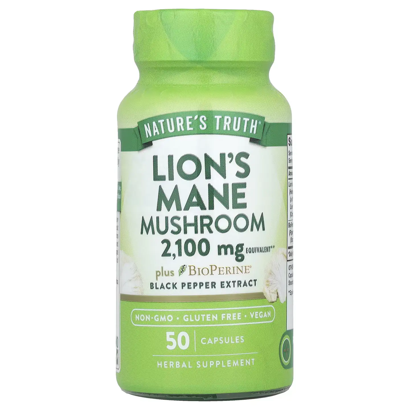 LION`S  MANE MUSHRROM, 2,100 mg 1