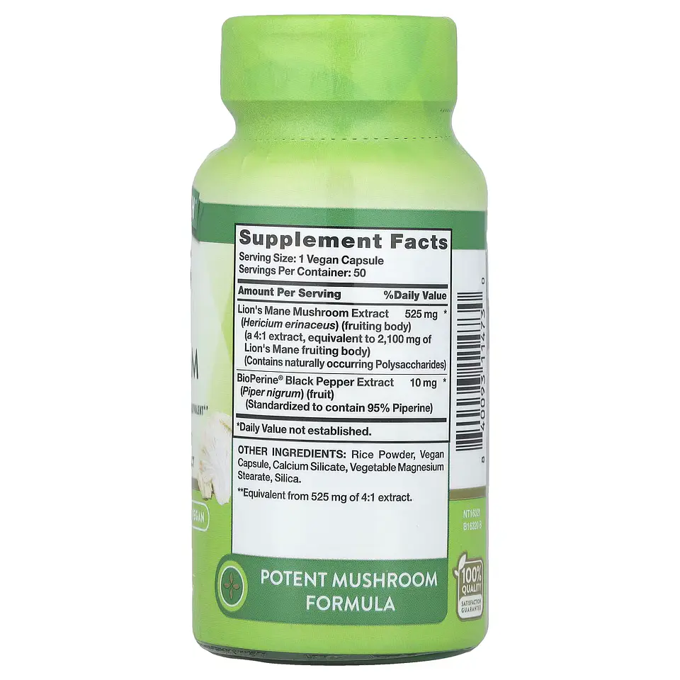 LION`S  MANE MUSHRROM, 2,100 mg 2