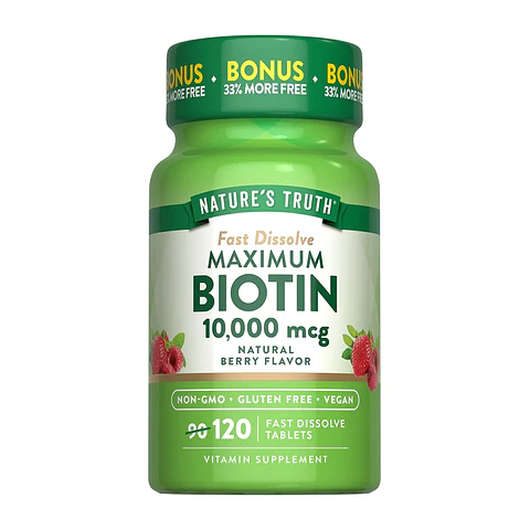 BIOTIN 10,000 mcg, 120 CAP