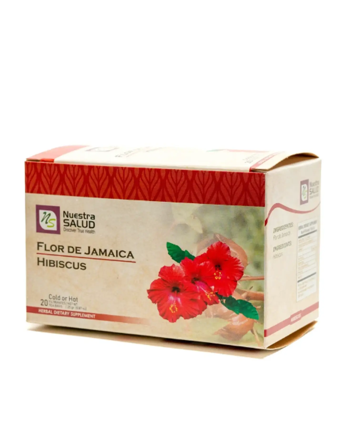 FLOR DE JAMAICA FILTRANTE 20 UNID 1