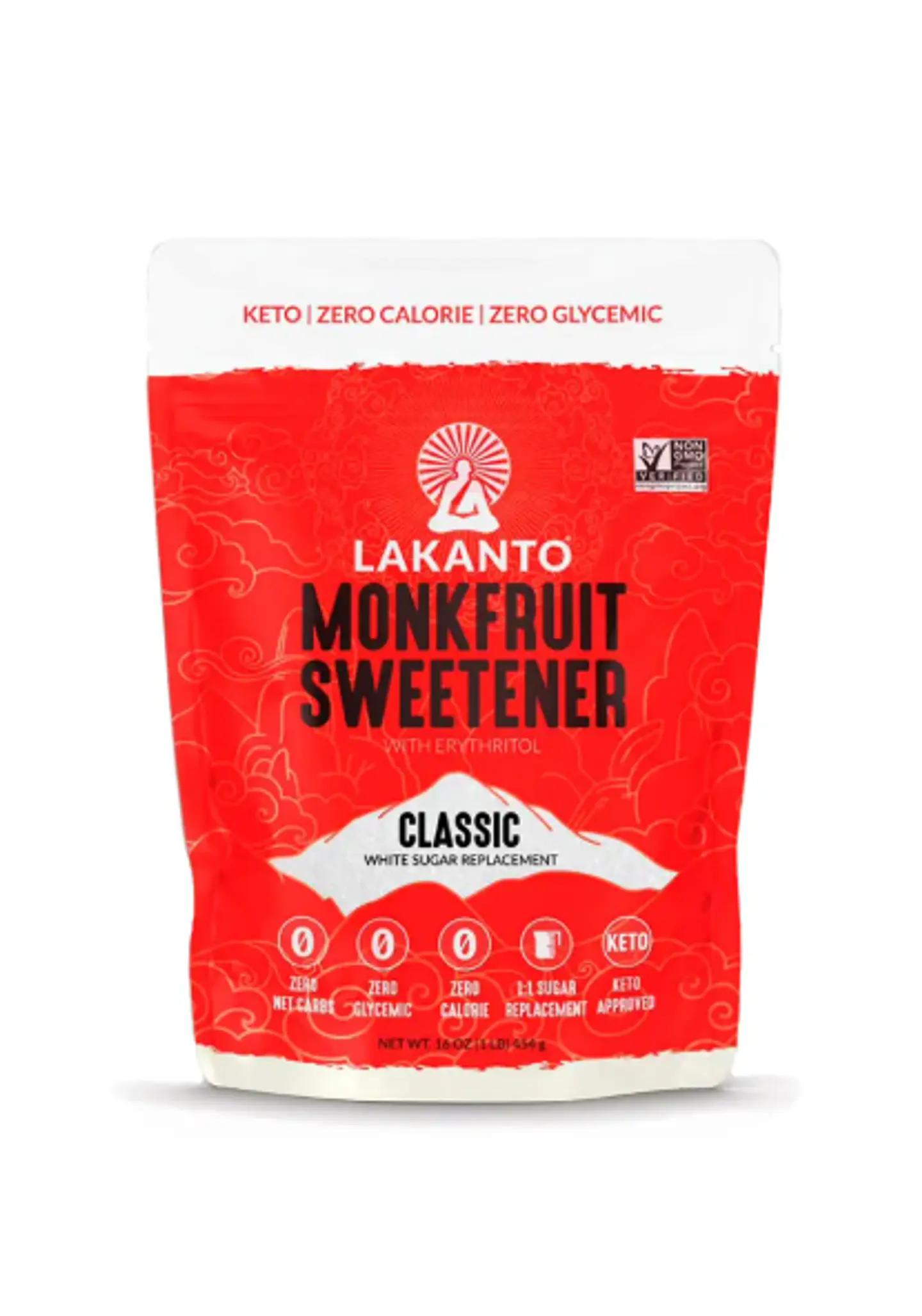 MONKFRUIT SWEETER WITH ERYTHRITOL  CLASIC/454g 1