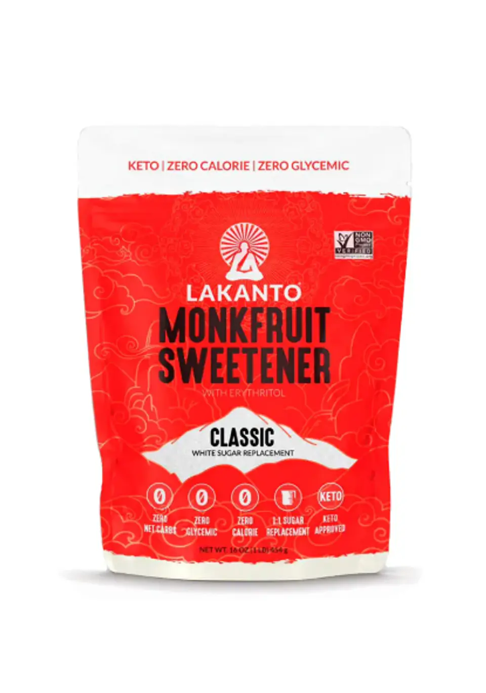 MONKFRUIT SWEETER WITH ERYTHRITOL  CLASIC/454g 1