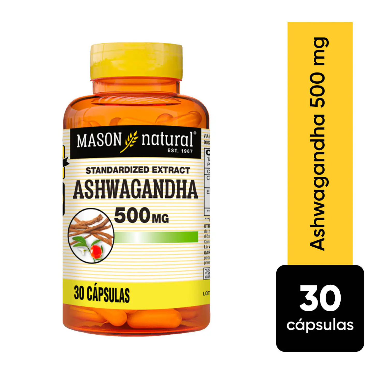 ASHWAGANDHA 500 MG /30 CAP 1