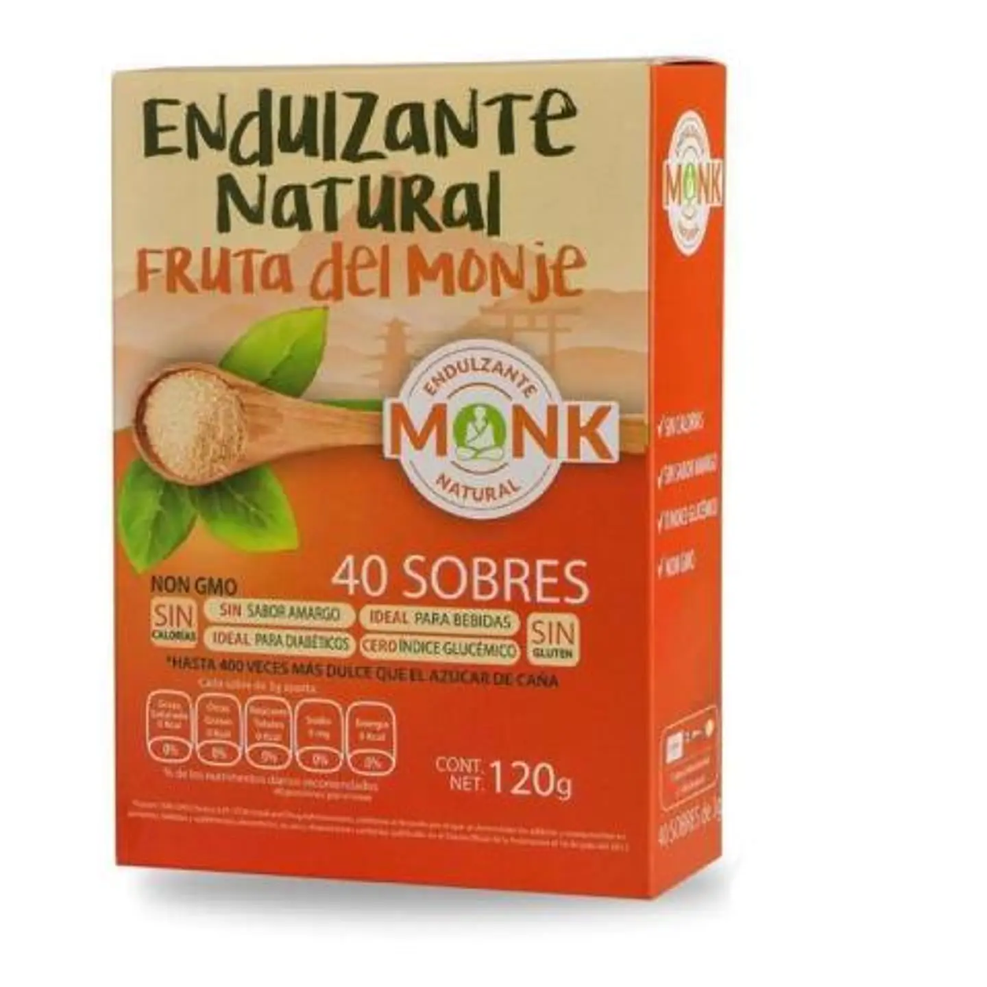 ENDULZANTE FRUTO DEL MONTE/ 40 SOBRES 1