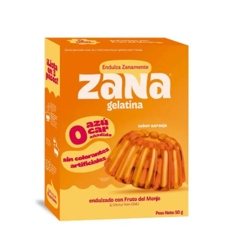 ZANA GELATINA SABOR A NARANJA/50g 1
