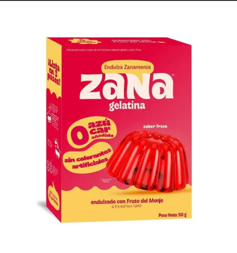 ZANA GELATINA SABOR A FRESA/50g