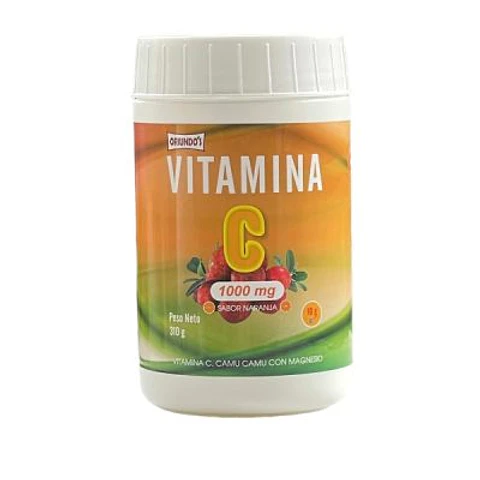 VITAMINA C 100mg, SABOR NARANJA/ 310g