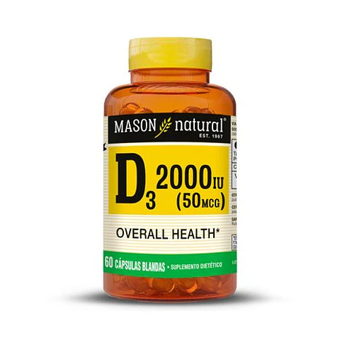 D3 2,000 IU (50 MCG)/ 60 CAP