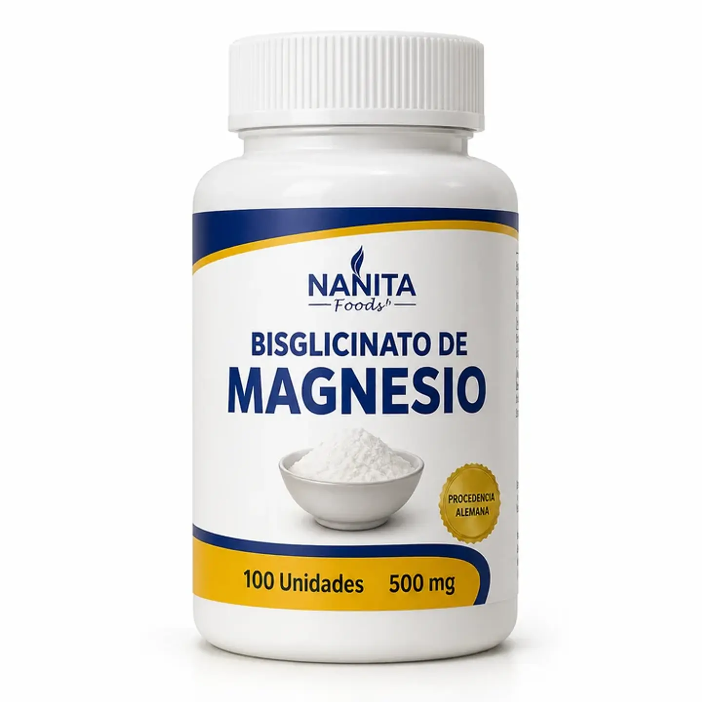 BISGLICINATO DE MAGNESIO/ 100 UNIDADES /500mg 1