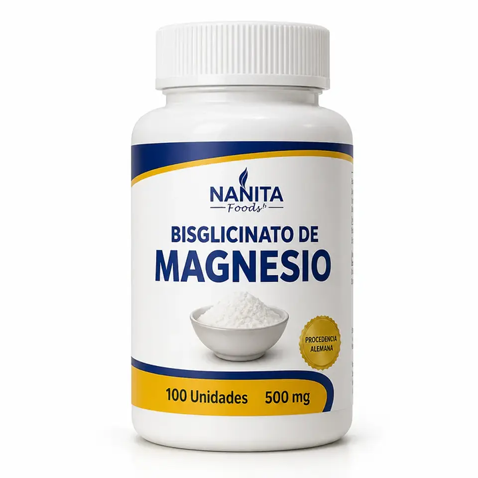 BISGLICINATO DE MAGNESIO/ 100 UNIDADES /500mg 1