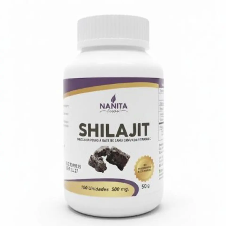 SHILAJIT CON CAMU CAMU CON VITAMINA C /100 UNIDADES/500mg 1