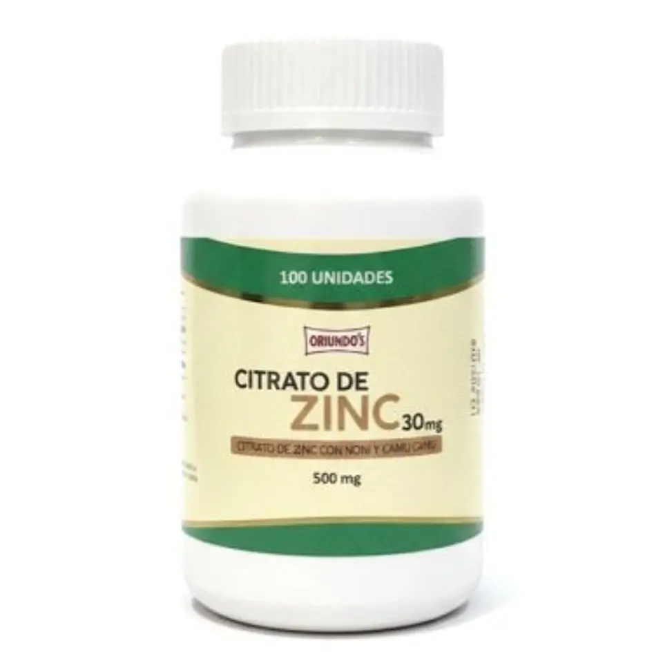 CITRATO DE ZINC / 100 UNID/ 500mg 1
