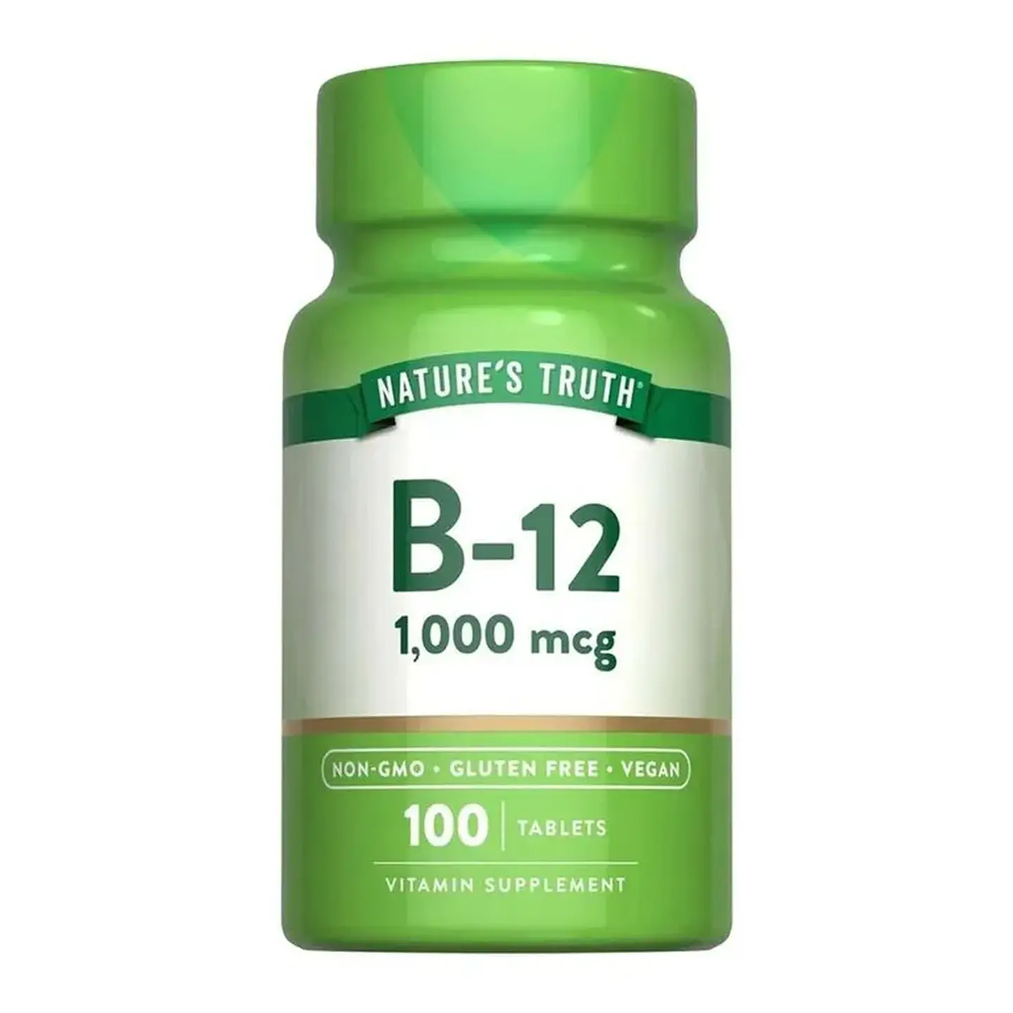 B-12, 1,000 mcg, 100 CAP 1