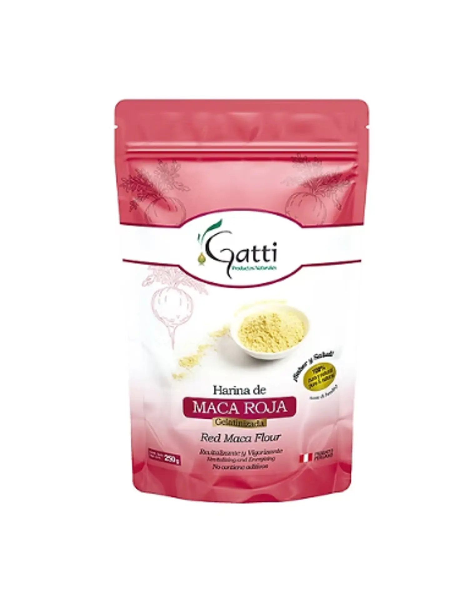 HARINA DE MACA ROJA GELATINIZADA 250G 1