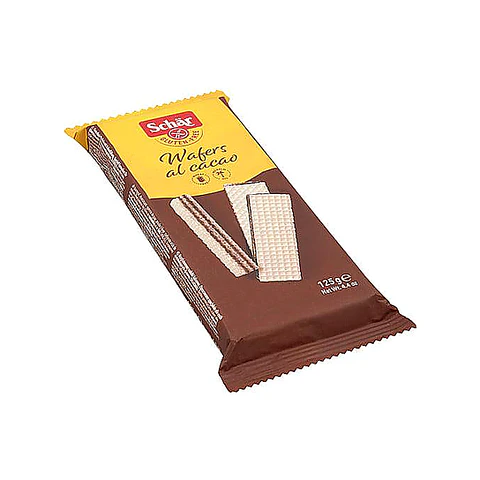 WAFER AL CACAO  125G SCHAR