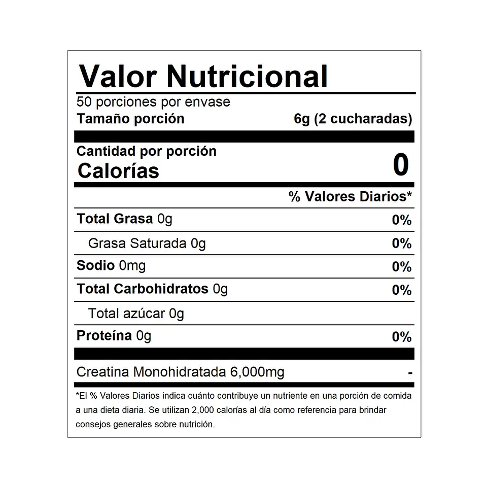 CREATINE MONOHYDRATE 300g 6