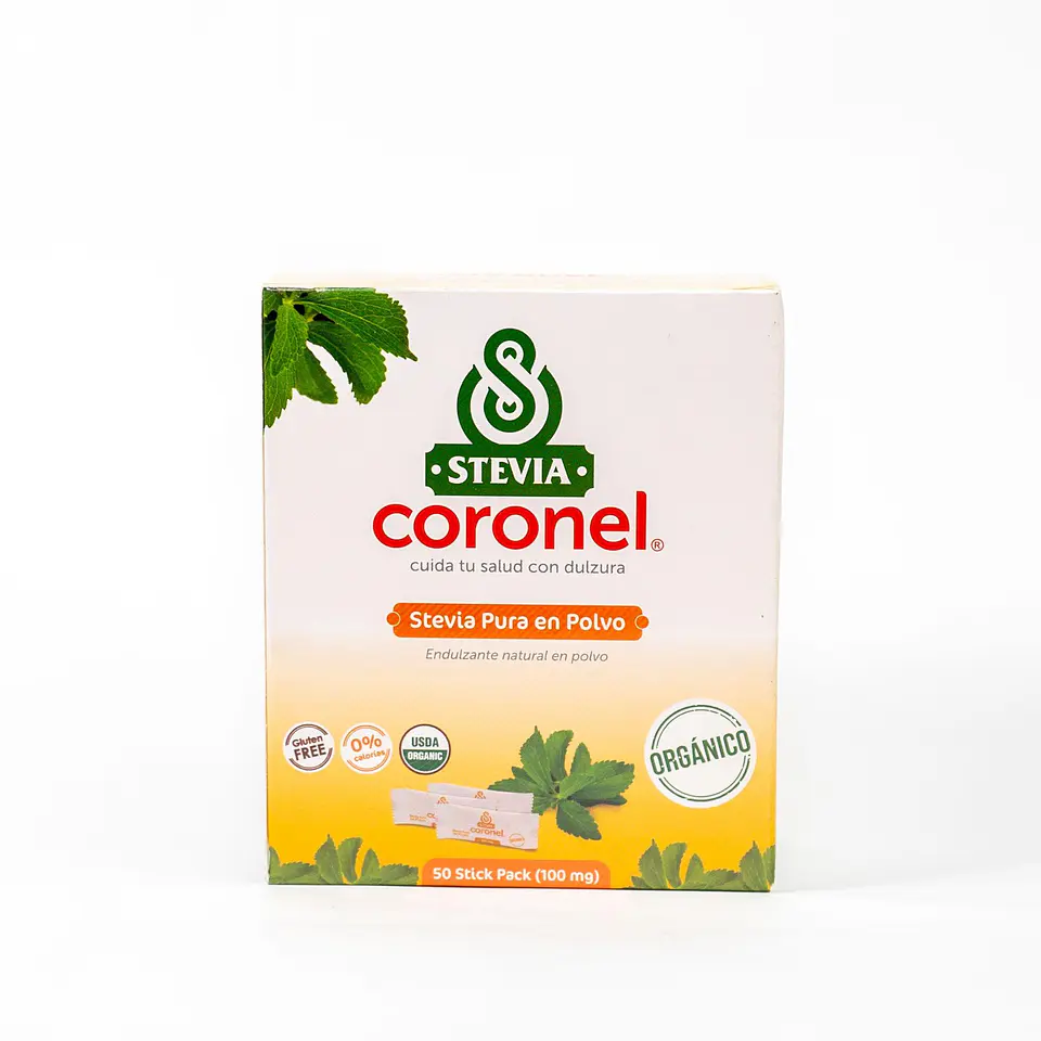 STEVIA PURA EN POLVO STICK PACK 50 1