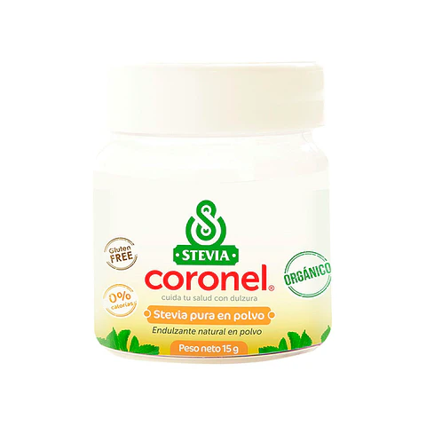 STEVIA PURA EN POLVO ORGANICA CORONEL 15 G 