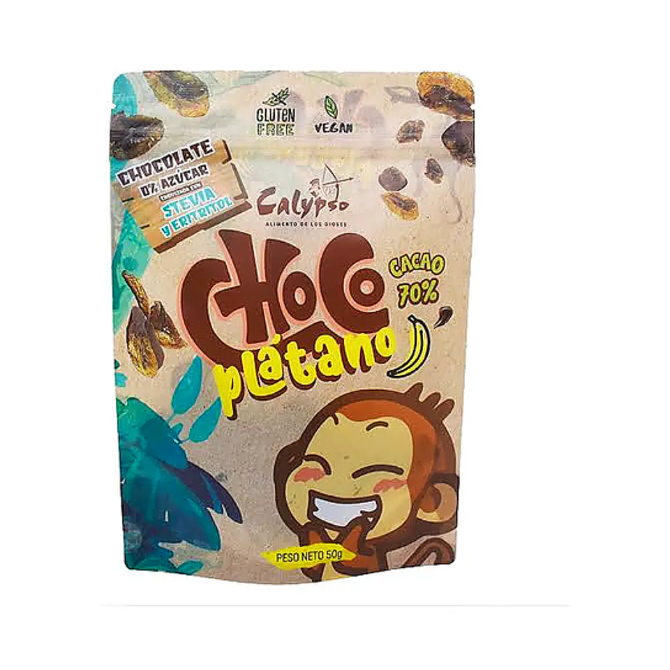 CHOCO PLATANO - CACAO 70%, 50g, AZUCAR 0% 1