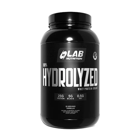 100% HYDROLYZED WHEY PROTEIN ISOLATE/ 25G PROTEIN, 5G BCAA´S, 0.5FAT