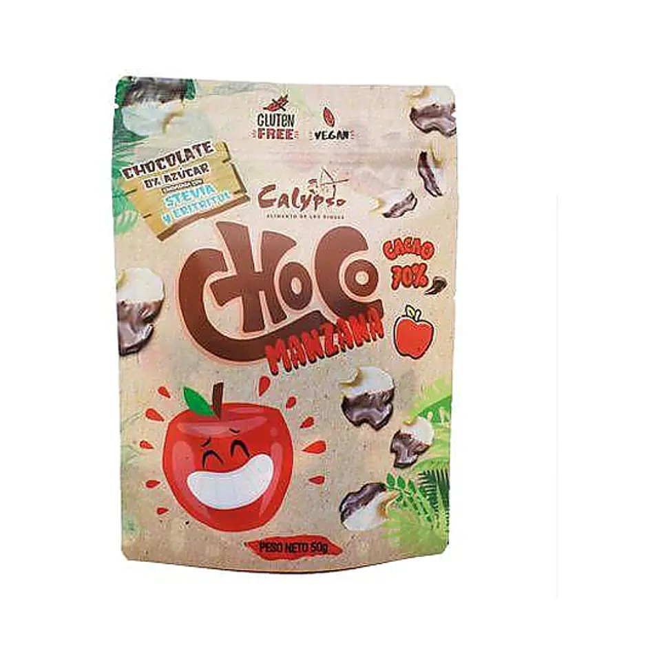 CHOCO MANZANA - CACAO 70%, 50g, AZUCAR 0% 1