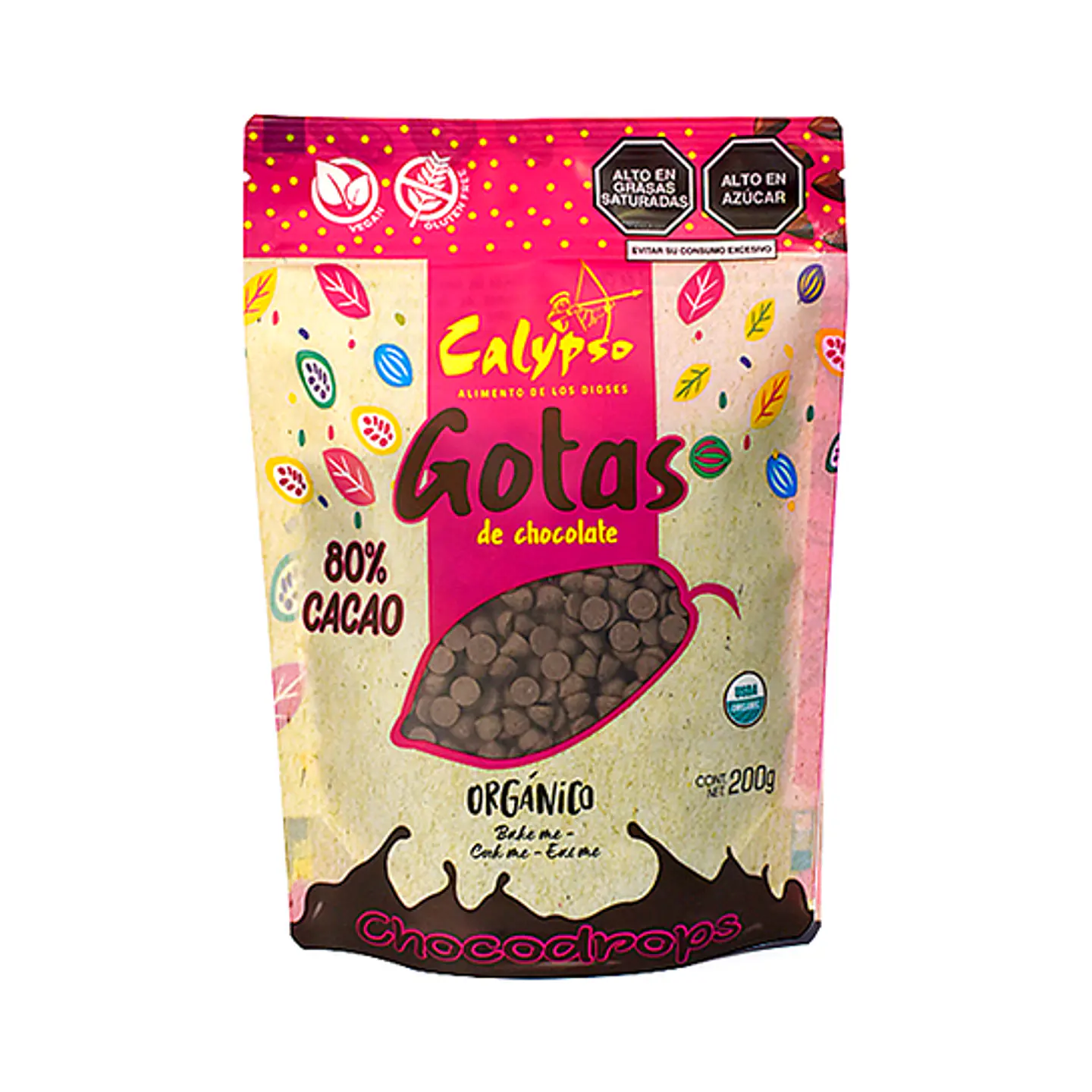 GOTAS DE CHOCOLATE  80% DE CACAO, 200g 1