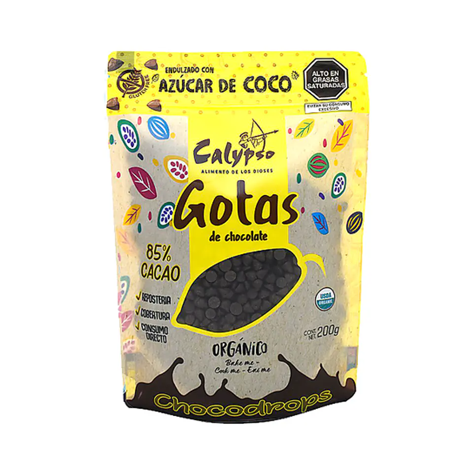 GOTAS DE CHOCOLATE  85% DE CACAO, 200g 1