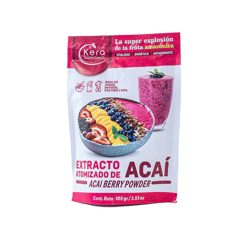 EXTRACTO ATOMIZADO DE ACAI BERRY POWDER 100G