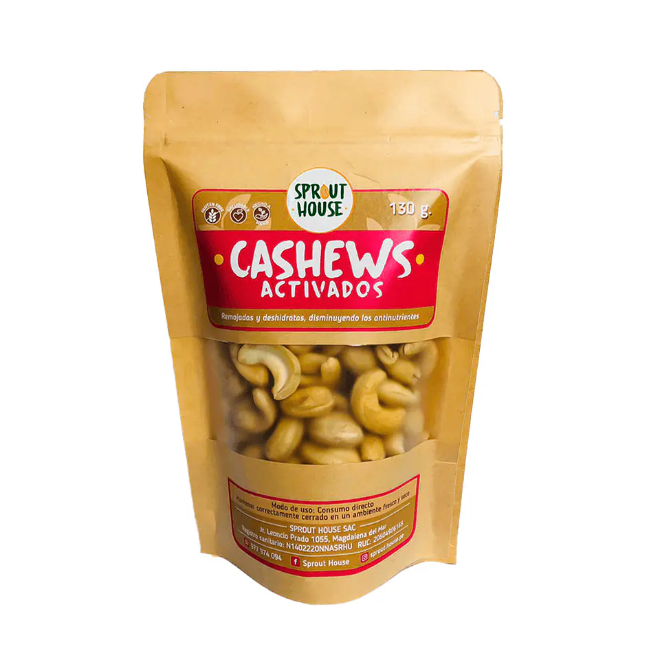 CASHEWS ACTIVADOS 130G 1