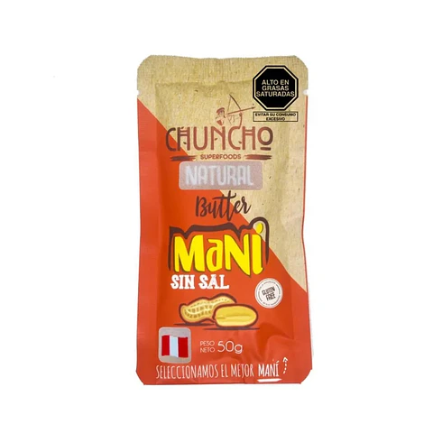SACHET  MANTEQUILLA MANI SIN SAL