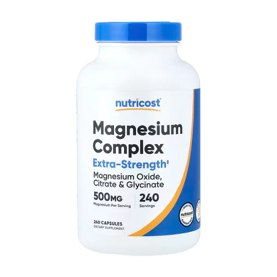MAGNESIUM COMPLEX/ Extra-Strength/Magnesium Oxide, Citrate & Glycinate/500MG/240CAP 1