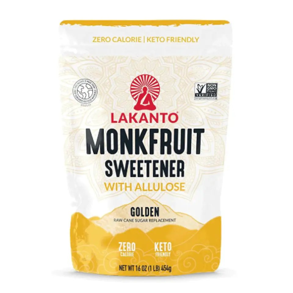 MONKFRUIT SWEETER WITH ERYTHRITOL GOLDEN /454g 1