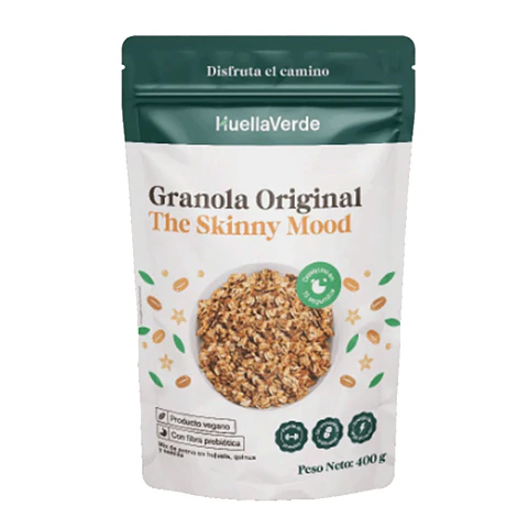 GRANOLA ORIGINAL THE SKINNY MOOD/PRODUCTO VEGANO CON FIBRA PREBIOTICA/400g