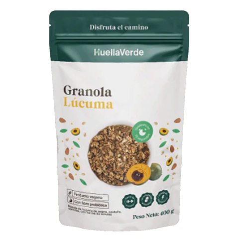 GRANOLA LUCUMA/PRODUCTO VEGANO CON FIBRA PREBIOTICA/400g