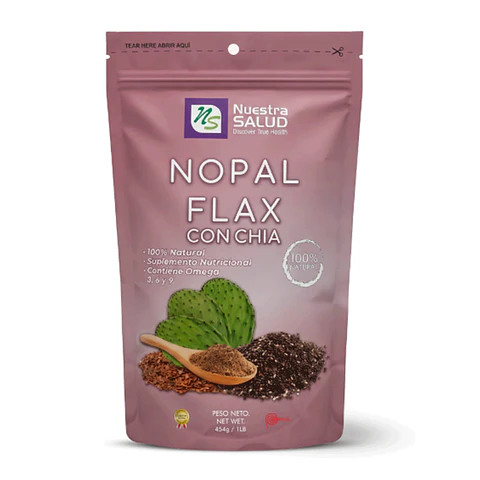 NOPAL FLAX CON CHIA 454G